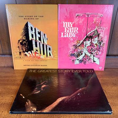 LOT 12 O: Entertainment Book Collection: "The Story Of The Making Of Ben-Hur", "The Godfather Legacy" by Harlan Lebo,...