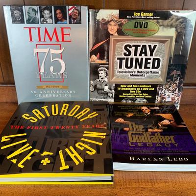 LOT 12 O: Entertainment Book Collection: "The Story Of The Making Of Ben-Hur", "The Godfather Legacy" by Harlan Lebo,...