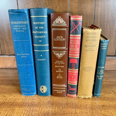 LOT 13 O: Antique & Vintage Book Collection: 1914 "English Synonyms Antonyms And Prepositions" by James C Fernald, 1888...