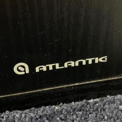 LOT 17 O: Atlantic CD/DVD 4 Tier Glass Door Front Shelving Unit w/ CD's: Neil Diamond "Up On The Roof", Elvis Presley The...