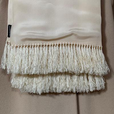 LOT 18 H: Vintage John Wanamaker / Bernhard Altmann Cashmere Coat w/ Fur Collar & Matching Scarf