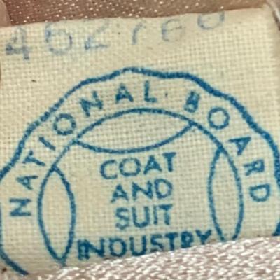 LOT 18 H: Vintage John Wanamaker / Bernhard Altmann Cashmere Coat w/ Fur Collar & Matching Scarf