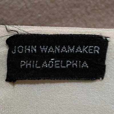 LOT 18 H: Vintage John Wanamaker / Bernhard Altmann Cashmere Coat w/ Fur Collar & Matching Scarf