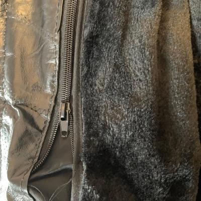 LOT 20 H: 2 Haband Executive Division Size Large Leather Jackets Black & Brown