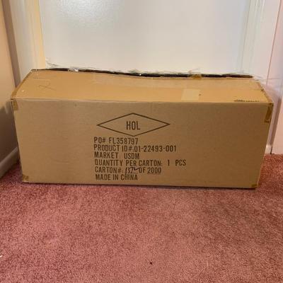 LOT 24 H: Bradford Exchange Cardinal Light Up Christmas Tree & Numbered Thomas Kinkade "Snow Kissed Holiday Memories"...