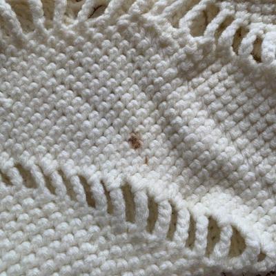 LOT 25 B: Handmade Knit / Crochet Collection: Berets, Shawls, Ponchos, Scarf, Mittens, & Purse