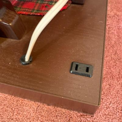 LOT 28 H: Northpole Productions Gemmy Industries Co. Santa At His Desk Musical Animated Decor