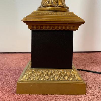 LOT 30 O: Empire Style Columnar Lamp