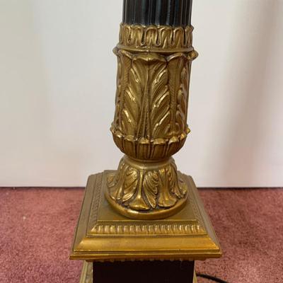 LOT 30 O: Empire Style Columnar Lamp