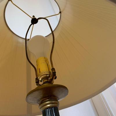 LOT 30 O: Empire Style Columnar Lamp