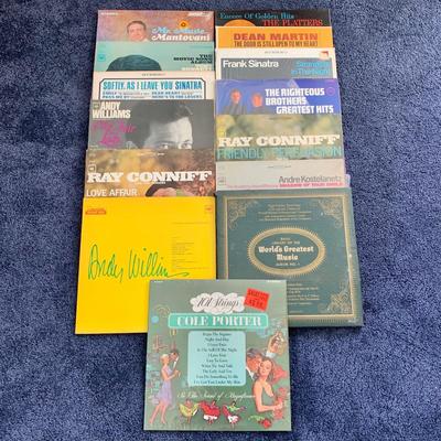 LOT 33 Vinyl Record Collection: "Sinatra's Sinatra; A Collection Of Frank's Favorites", Tony Bennett "Who Can I...