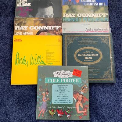 LOT 33 Vinyl Record Collection: "Sinatra's Sinatra; A Collection Of Frank's Favorites", Tony Bennett "Who Can I...