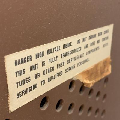 LOT 34 H: Vintage Magnavox Micromatic Record Player Stereo Console Cabinet