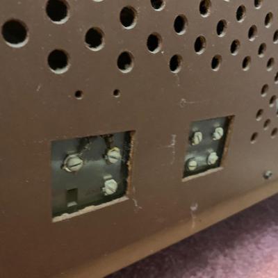 LOT 34 H: Vintage Magnavox Micromatic Record Player Stereo Console Cabinet