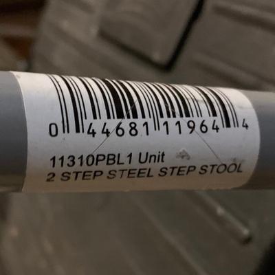 LOT 37 G: Cosco Vintage Step Stool Chair & Modern Step Stool