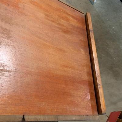 LOT 38 G: Vintage Handmade Pulpit / Lectern Style Desk Shelf Carved ABWA