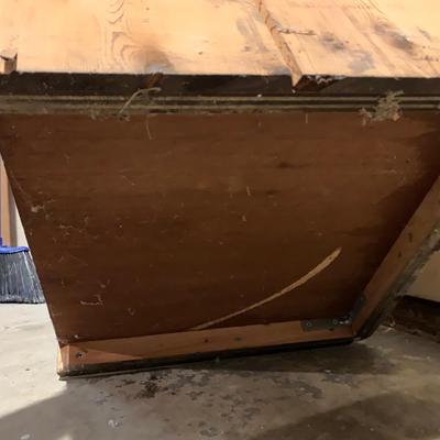 LOT 38 G: Vintage Handmade Pulpit / Lectern Style Desk Shelf Carved ABWA