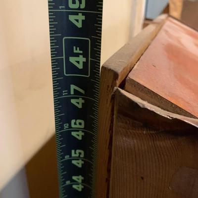 LOT 38 G: Vintage Handmade Pulpit / Lectern Style Desk Shelf Carved ABWA