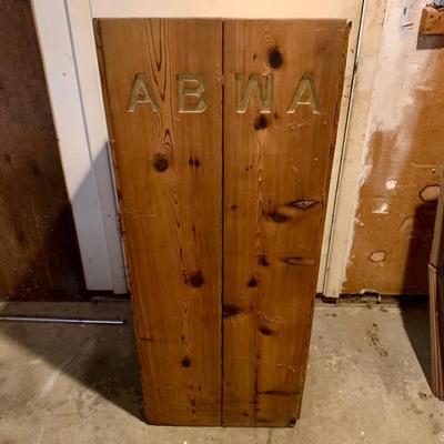 LOT 38 G: Vintage Handmade Pulpit / Lectern Style Desk Shelf Carved ABWA