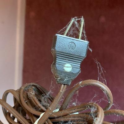 LOT 39 L: Vintage Console Cabinet w/ Electric Plugins