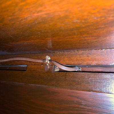 LOT 39 L: Vintage Console Cabinet w/ Electric Plugins