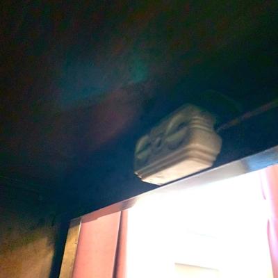 LOT 39 L: Vintage Console Cabinet w/ Electric Plugins