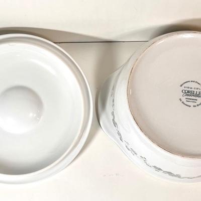 LOT 53K: Vintage 1970s Enamelware Floral Fondue Pot, Corelle Coordinates Ivy Stoneware Dishes, Coca Cola Glass, and More!