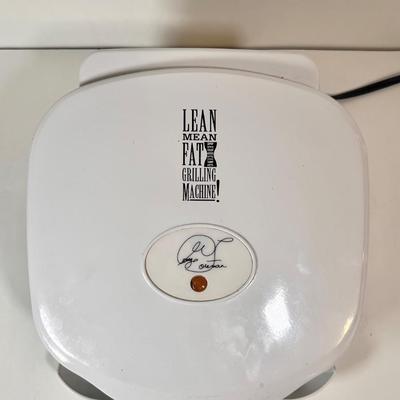 LOT 54K: Vintage Hoover Stainless Steel Frying Pan Model B3037 & George Foreman Grill Model GR- 10A