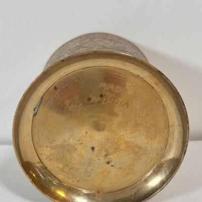 LOT 55K: CC&T Demitasse Butterfly Print Tea Set, Floral Gold Vase, Gold Coasters, Salt&Pepper Shakers, and More!