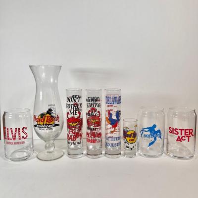 LOT 56K: Hard Rock Cafe, Broadway Musical, Playboy, Samuel Adam’s & More Beer Mugs, Shooters, and Shot Glasses
