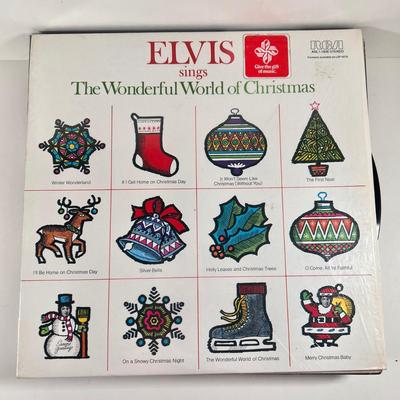 LOT 59K: Christmas Music Collection- Elvis, Johnny Mathis, Bing Crosby & More Records & CDs