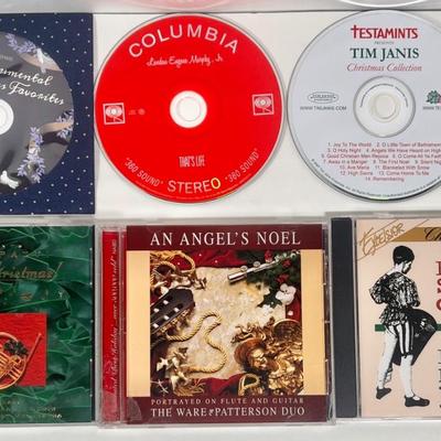 LOT 59K: Christmas Music Collection- Elvis, Johnny Mathis, Bing Crosby & More Records & CDs