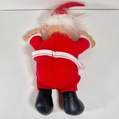 LOT 60K: 1991 Fairy Tale Soft & Hard Vinyl Body Santa Claus Trolls