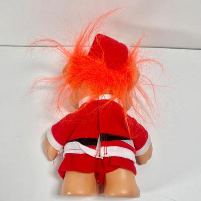 LOT 60K: 1991 Fairy Tale Soft & Hard Vinyl Body Santa Claus Trolls