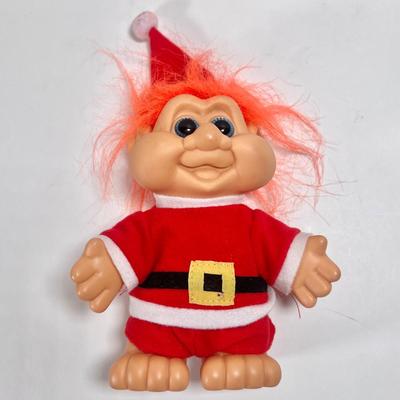 LOT 60K: 1991 Fairy Tale Soft & Hard Vinyl Body Santa Claus Trolls
