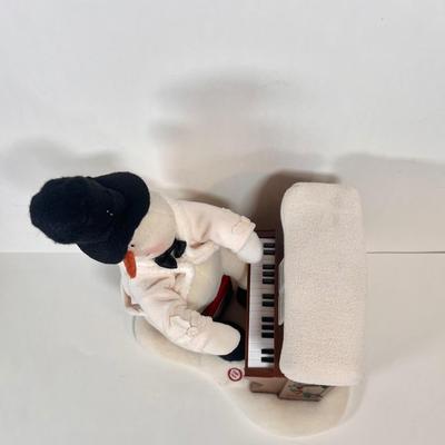 LOT 61K: 2005 “Jingle Pals” Piano Musical Plush Snowman & 2007 Hallmark “Snow What Fun Sledders” Musical Plush Snowman