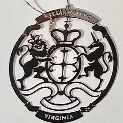 LOT 70L: Various Gold Doily Ornaments, Miniature Christmas Manger Figurines, Clear Acrylic Ornaments, & More