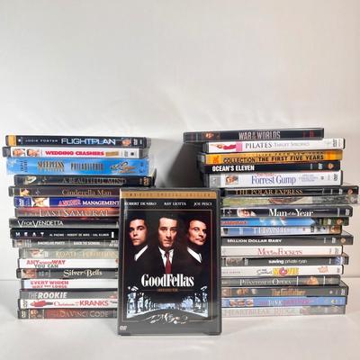 LOT 71L: DVD Collection Including Goodfellas, The Phantom of The Opera, The Simpsons Movie, Million Dollar Baby, V for Vendetta, & More!