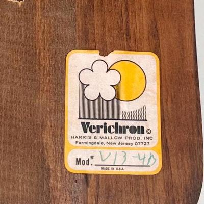 LOT 72L: Vintage Framed Watercolor Sail Boats Painting & Verichron Barometer