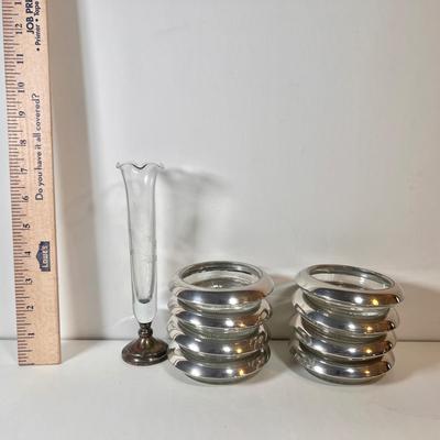 LOT 77L: Vintage F.B Rogers Silver Co. Silver Plated Serveware, Reed & Barton Silver Plated Tray, Glass Bowls, & Frank M Whiting...