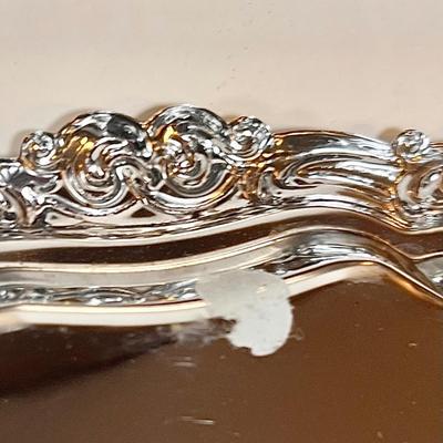 LOT 77L: Vintage F.B Rogers Silver Co. Silver Plated Serveware, Reed & Barton Silver Plated Tray, Glass Bowls, & Frank M Whiting...