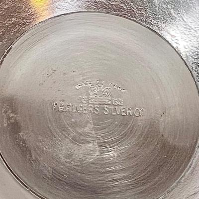 LOT 77L: Vintage F.B Rogers Silver Co. Silver Plated Serveware, Reed & Barton Silver Plated Tray, Glass Bowls, & Frank M Whiting...
