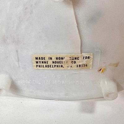 LOT 80L: 1970s Reversible Wooden Handpainted Christmas Ornaments, Morgan Inc “Bucky” Ornament, Disney Minnie Mouse Ornament, Lego Snowman...