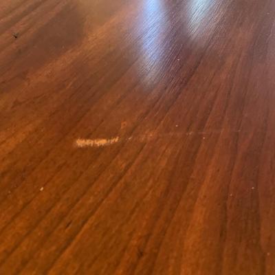 LOT 161 L: Gorgeous Henkel-Harris Trifold Gate Leg Drop Leaf Virginia Galleries Table