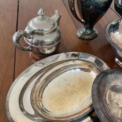 Large Silverplate Lot