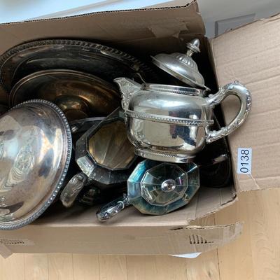 Large Silverplate Lot