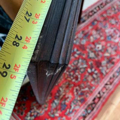 Large & Small Heavy Vintage Wood Framed Mirrors