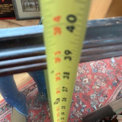 Large & Small Heavy Vintage Wood Framed Mirrors