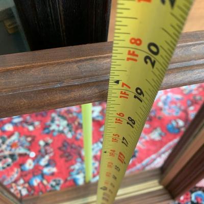 Large & Small Heavy Vintage Wood Framed Mirrors