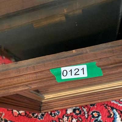 Large & Small Heavy Vintage Wood Framed Mirrors